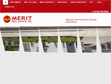 Tablet Screenshot of meritrealestate.com